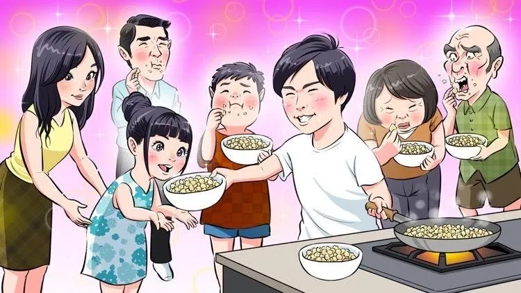 ポップコーンを通じて笑顔が生まれる瞬間