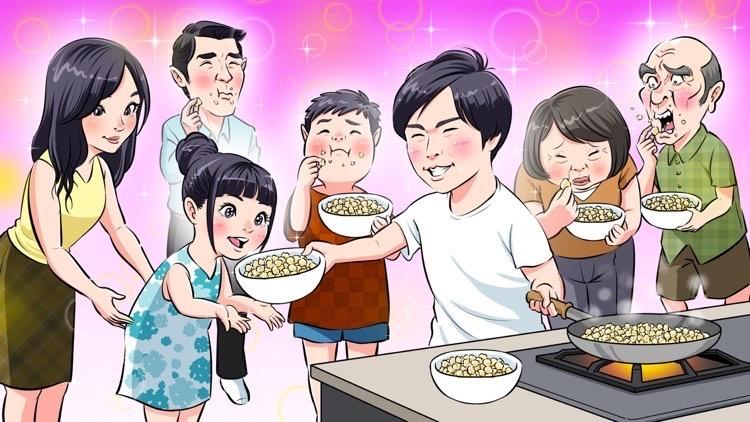 ポップコーンを通じて笑顔が生まれる瞬間